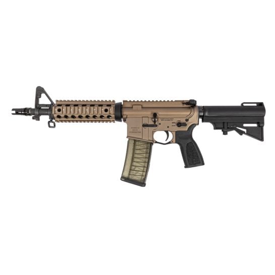 PSA Sabre-18 Mod S 10.3" 300BLK 1:5 CHF CL with Quad Rail Pistol w/ HAR-15 Brace, FDE Anodized