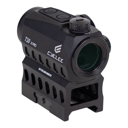 Cyelee Optics T10 X PRO Pic Rail Mounted - 2/30 MOA Red Circle Dot - X004CV26XX