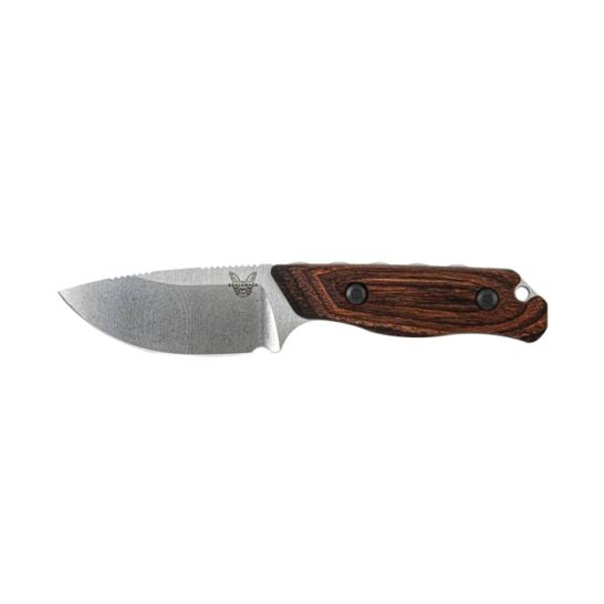 Benchmade Hidden Canyon Hunter Fixed Blade Knife, 2.79", Wood 15017
