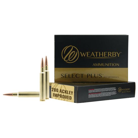 Weatherby Select Plus .280 Ackley Improved 139 gr Hammer