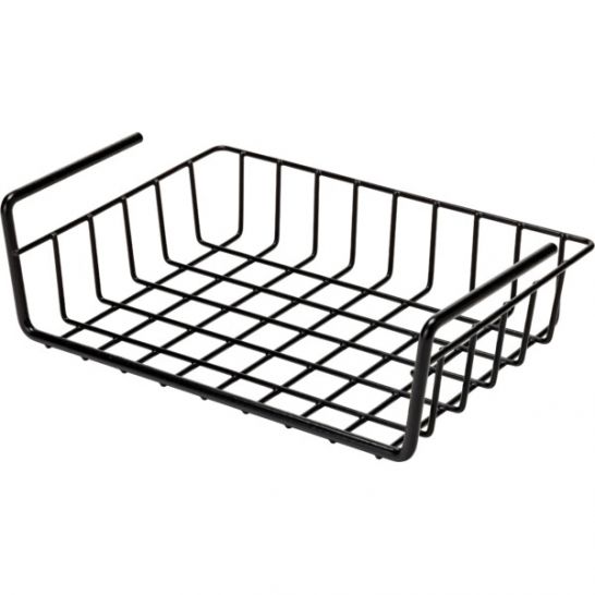 SnapSafe Hanging Shelf Document Basket, Black - 76012 | Palmetto State ...