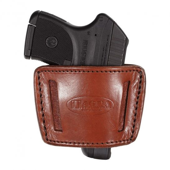 Tagua Gunleather 2In1 Small Left Hand Bersa Thunder .380 InsideTheWaistband Holster, Brown