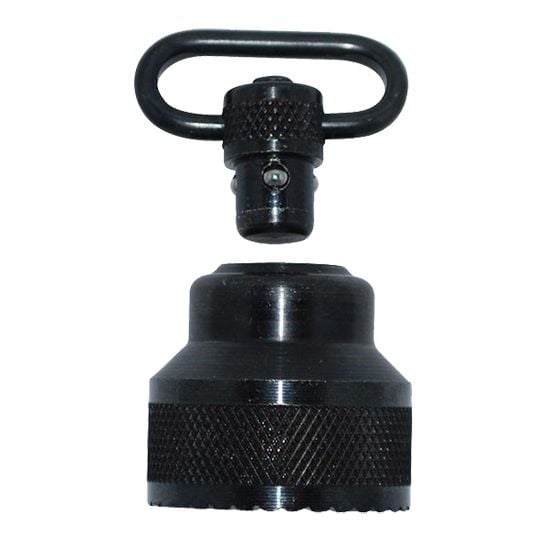 GrovTec Magazine Cap w/ 1" Push Button Swivel for Mossberg 590 to 835