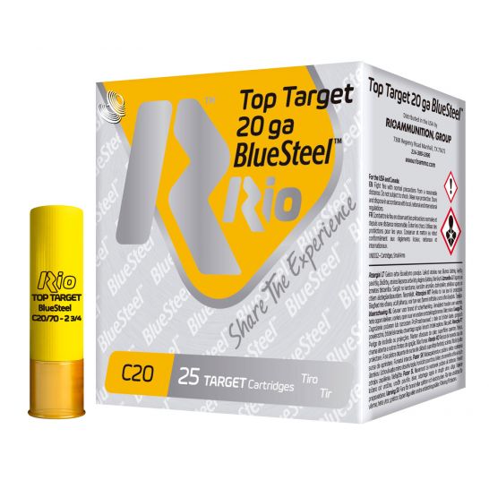 Rio Top Target Bluesteel 2 75 20 Gauge Ammo 7 250 Rounds Ttbs207 Palmetto State Armory