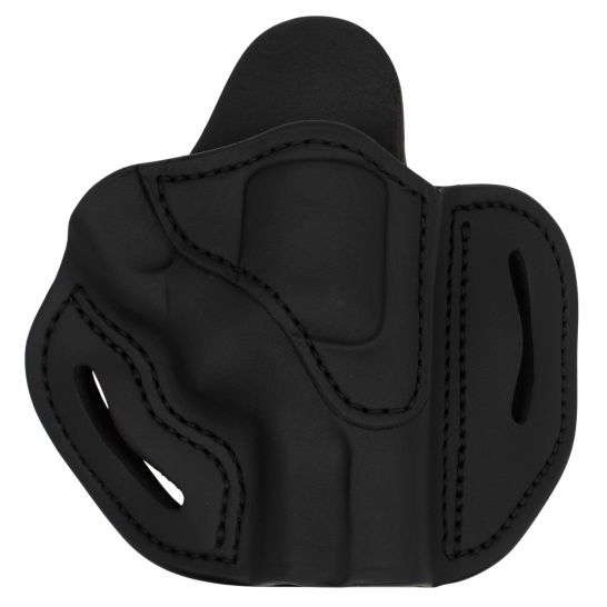 1791 Gunleather RVH2S Right Hand 3" Smith & Wesson K/L Outside-The-Waistband Holster, Black - RVH2SSBLR