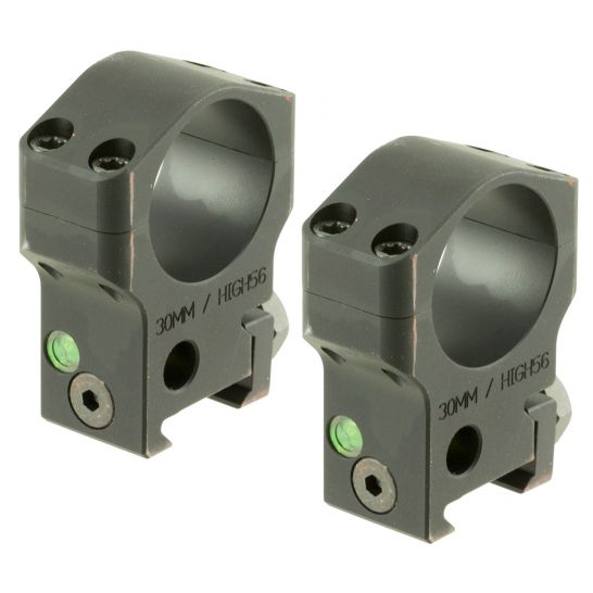 AccuTac 30mm Alloy Scope Ring, Type III (MilSpec), Flat Black HSR