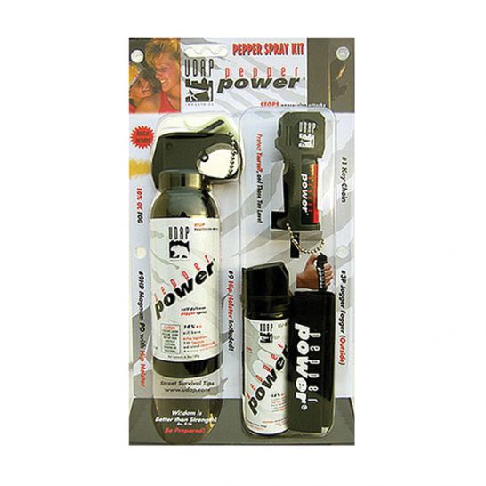 UDAP Industries Pepper Spray Kit, Canister, 3/pack PSK Palmetto