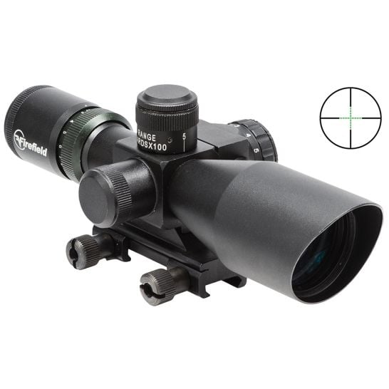 Firefield 2.510x40mm Illuminated MilDot (SPF) Rifle Scope w/ Red