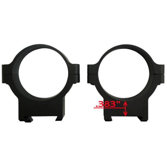 CZUSA CZ 550/557 34mm Low Aluminum 2Piece Scope Ring, Matte Black