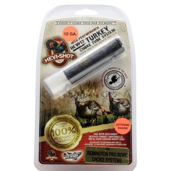 HeviShot Hevichoke 12 Gauge Invector DS Turkey Choke Tube, Black