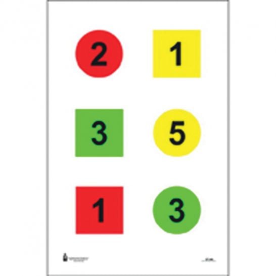 Action Target Law Enforcement 23" x 35" Circle/Square Version 4A