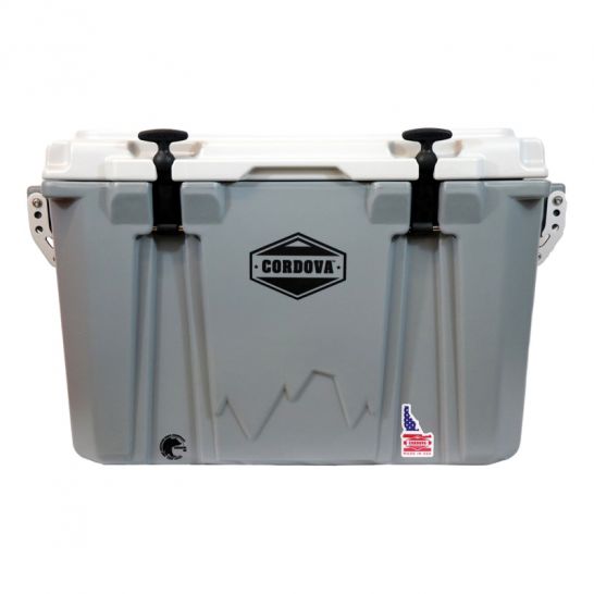 Cordova Coolers Adventurer Medium Cooler, 48 qt, Gray CCMGG50