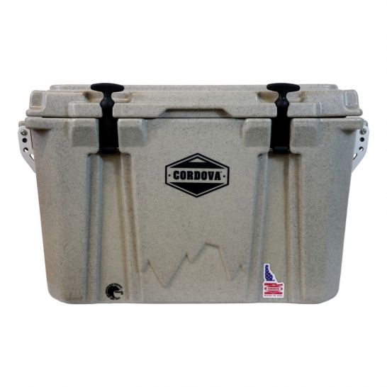 Cordova Coolers Adventurer Medium Cooler, 48 qt, Sandstone Granite