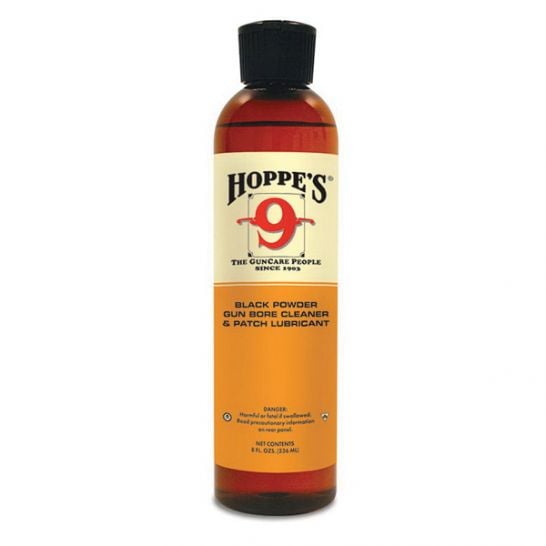 Hoppes No.9 Plus Black Powder Solvent Gun Bore Cleaner, 8 oz Plastic