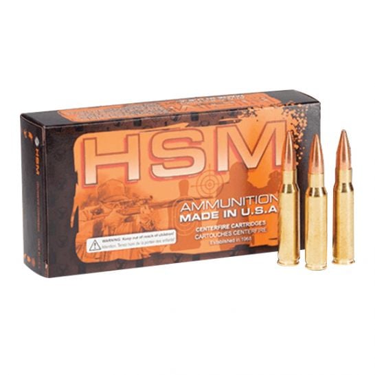 HSM Match 90 gr HPBTM 223 Ammo 50/box 32N Palmetto State Armory