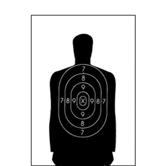 Action Target Law Enforcement 11.5" x 22" Silhouette B29 Qualification