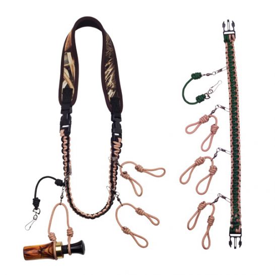 Duck Commander Universal Cut Em Duck Call Lanyard, Camo, Neoprene