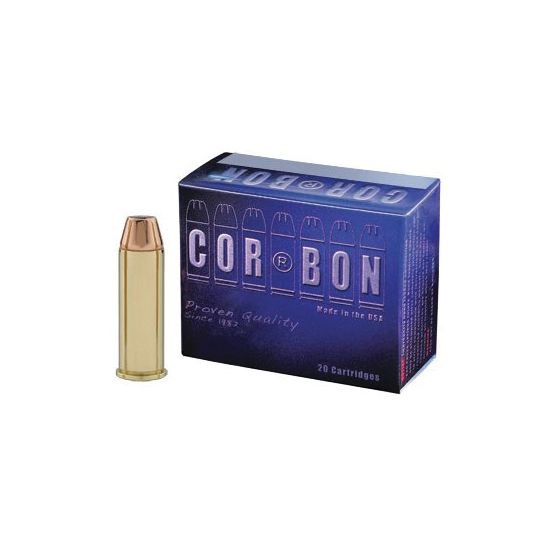 CorBon Self Defense 44 Special Ammo 165 Grain JHP, 20 rds/box – 44S165