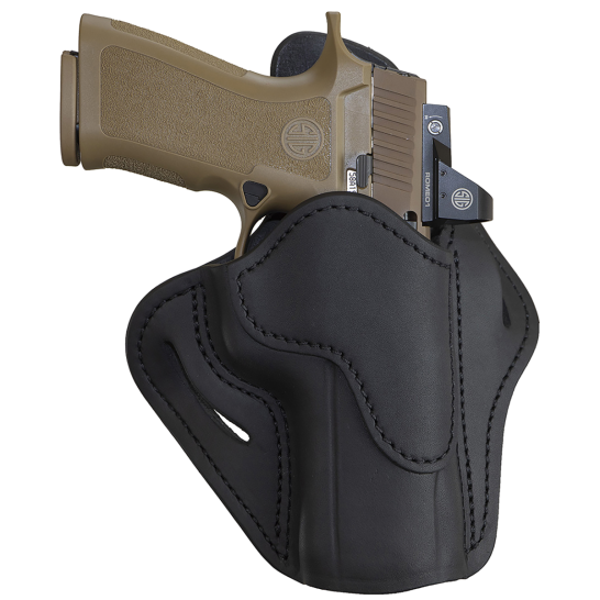 1791 Gunleather Optic Ready Belt Holster Right Hand, Stealth Black - OR-BH2.4-SBL-R