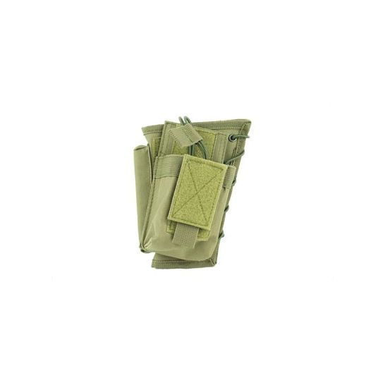 NCSTAR Stock Riser w/ Mag Pouch Fits Most AR/AK Rifle Magazines, Green ...