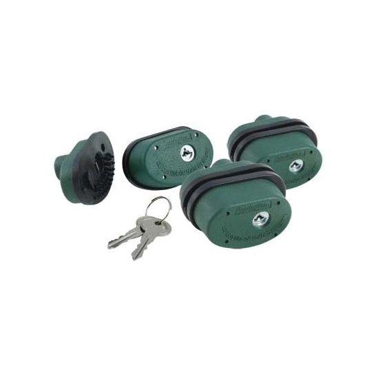 Remington Trigger Lock Keyed Alike 3 Pack, Green 19439 Palmetto