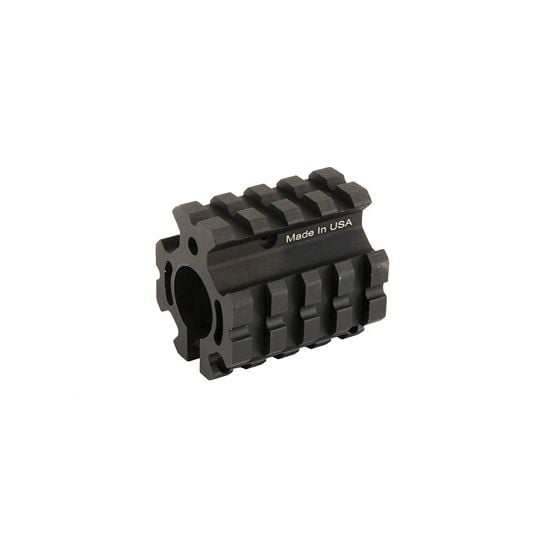 Leapers UTG Model 415 Gas Block Fits AR Rifles Low Profile Quad Rail
