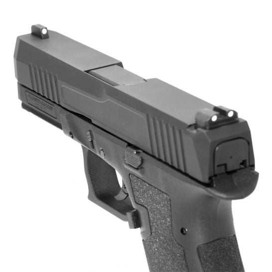 PSA Dagger Compact 9mm Pistol with Extreme Carry Cuts & Night Sights, Black DLC