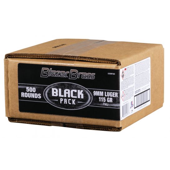 Federal 9mm Ammo 115 grain FMJ Blazer Brass 500rds Palmetto State Armory
