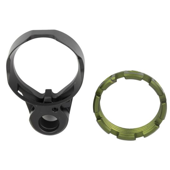 Fortis K2 AR15 Enhanced End Plate Castle Nut Combo, OD Green