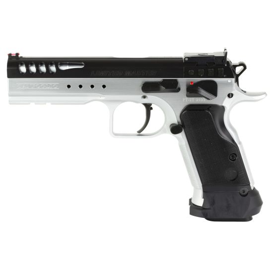 Tanfoglio Limited 10mm Pistol, 4.75" Barrel, Adjustable Sights, Silver