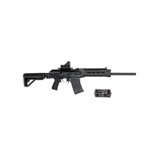 JTS Shotgun M12AK 12 Gauge SemiAuto Shotgun, 18.7" Barrel, Black