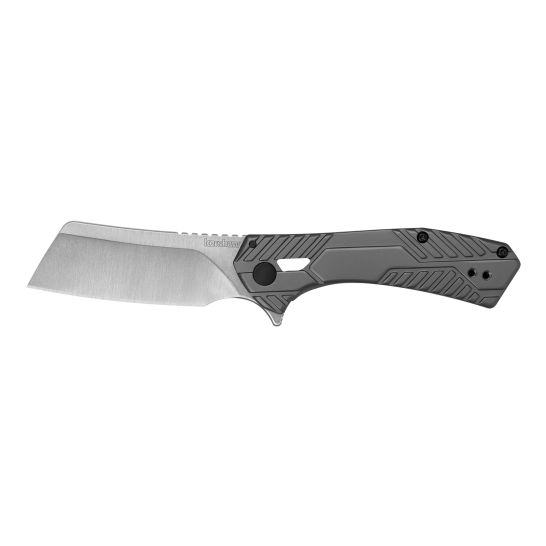 Kershaw Static 2.9" Cleaver Folding Knife, Silver 3445 Palmetto