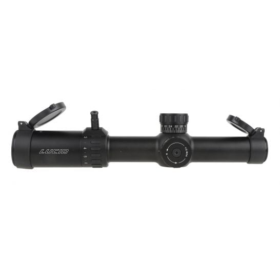 Lucid Optics 1 6x24mm Rifle Scope with Blue Illuminated P7 Reticle L