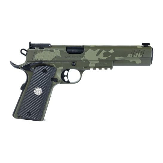 Girsan MC1911S Hunter 10mm 6″ 8rds, OD Green Camouflage