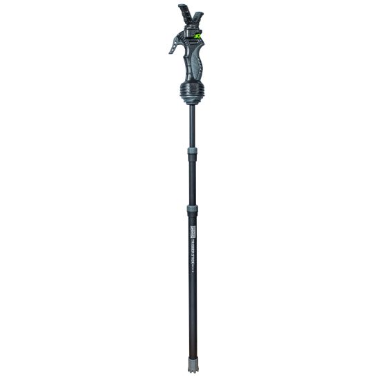 Primos Trigger Stick Onyx, Tall Monopod, Adjusts From 24" to 62", Matte