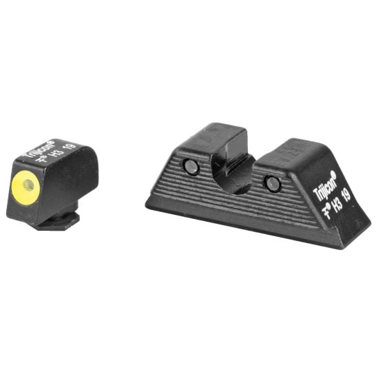 Trijicon HD Tritium Night Sights, Yellow Front Outline. fits Glock