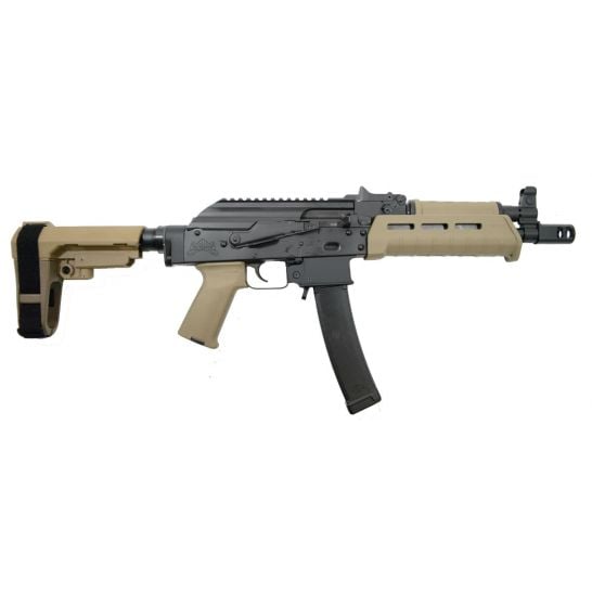 PSA AK-V 9mm MOE SBA3 Pistol FDE 5165458037 | Palmetto State Armory