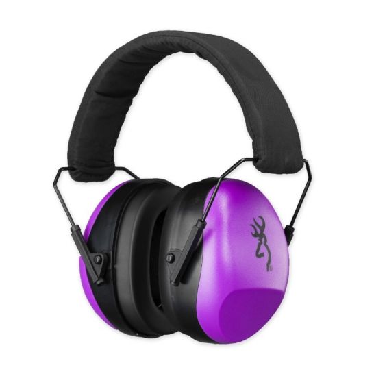 Browning Buckmark II Earmuffs for her, Purple 126396 Palmetto State