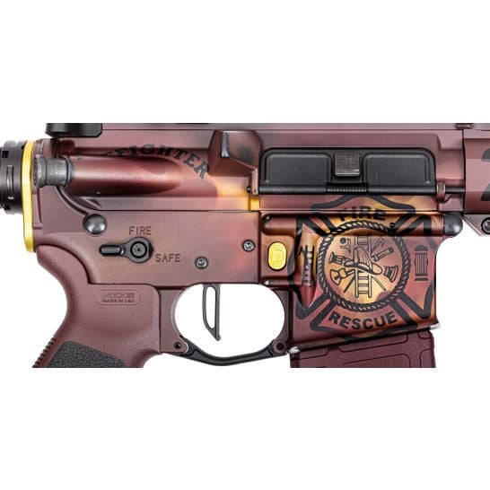 PSA Custom 16" Mid 5.56 NATO 1/7 Nit13.5" Mlok Rifle W/ PSA Custom 3.5lb Flatbow FCG - FireFighter