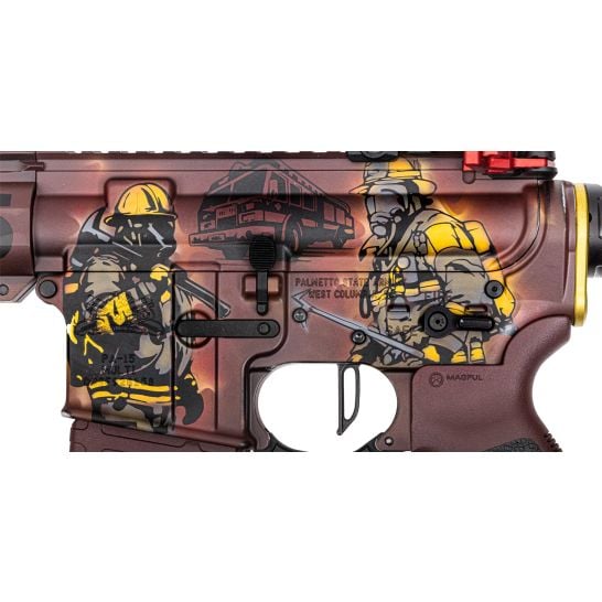 PSA Custom 16" Mid 5.56 NATO 1/7 Nit13.5" Mlok Rifle W/ PSA Custom 3.5lb Flatbow FCG - FireFighter