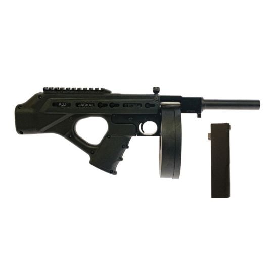 Standard Manufacturing Jackhammer Handgun .22 LR 10rd Stick & 50rd Drum Magazines 5.375″ Barrel | USA Gun Store