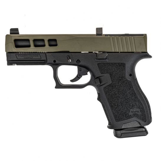 PSA Dagger Compact 9mm Pistol With SW1 Extreme Carry Cut RMR Slide & Non-Threaded Barrel, 2-Tone Sniper Green