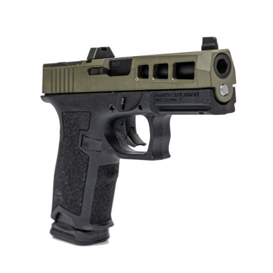 PSA Dagger Compact 9mm Pistol With SW1 Extreme Carry Cut RMR Slide & Non-Threaded Barrel, 2-Tone Sniper Green