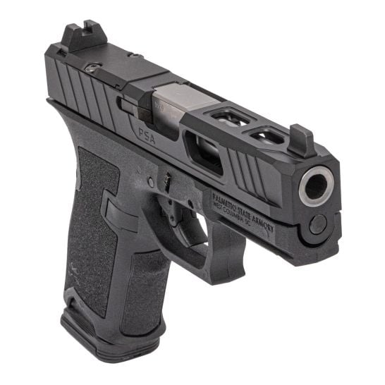 PSA Custom Compact Dagger RMR Pistol With Stainless Fluted Barrel, Black