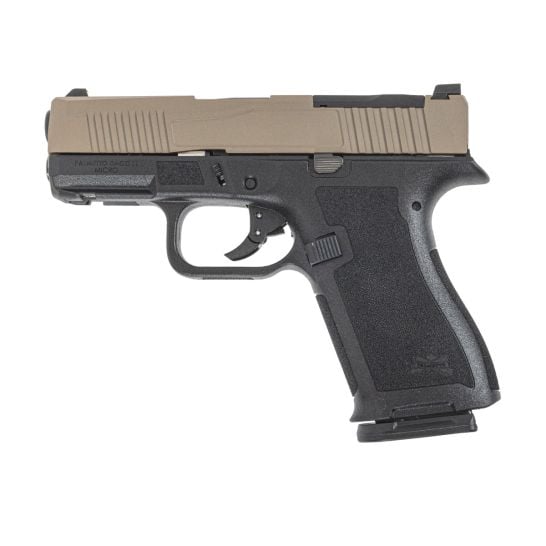 PSA Dagger Micro 9mm Pistol - Shield Cut, FDE Slide, 2-Tone