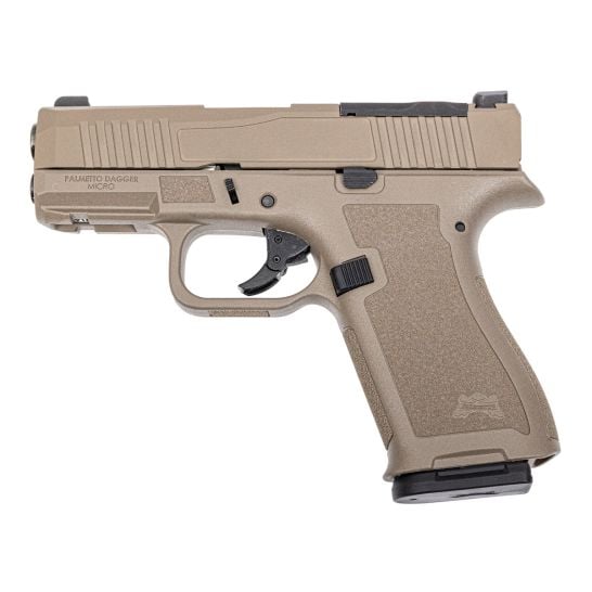 PSA Dagger Micro 9mm Pistol - Shield Cut With Night Sights, Flat Dark Earth