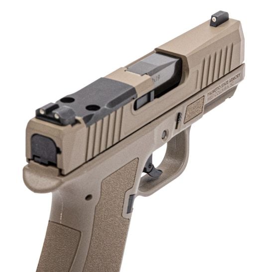 PSA Dagger Micro 9mm Pistol - Shield Cut With Night Sights, Flat Dark Earth
