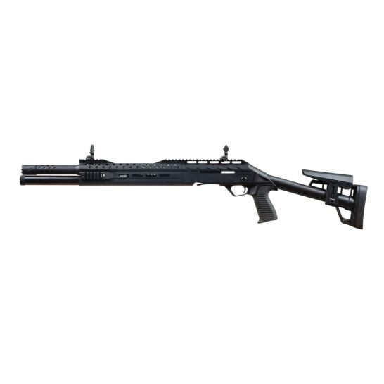 Panzer Arms EG240 12 Gauge Tactical Shotgun 7rd 18.5" SA, Black