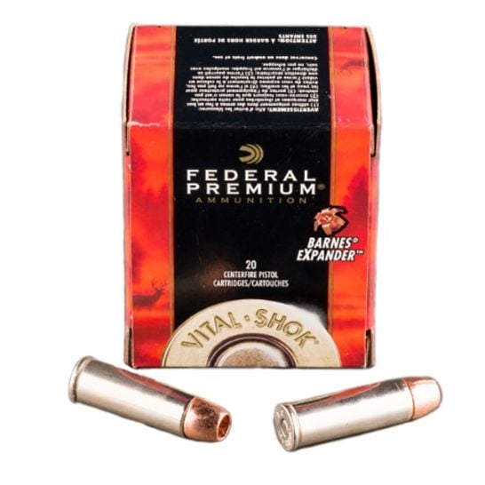 Federal 454 Casull 250gr Barnes Expander Ammunition 20rds - P454XB1 ...