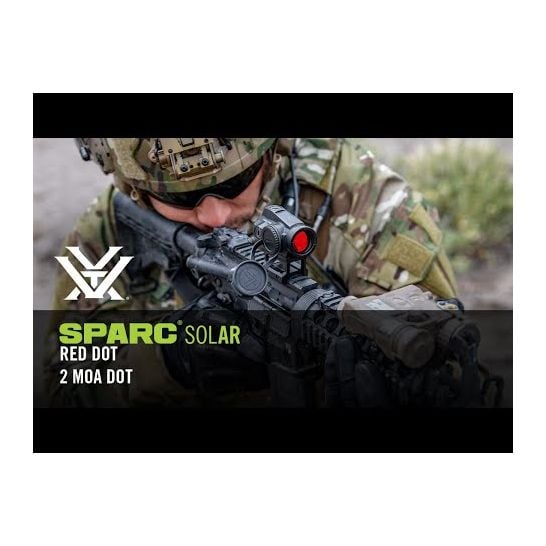 Vortex SPARC Solar 2 MOA Red Dot Sight, Black - SPC-404